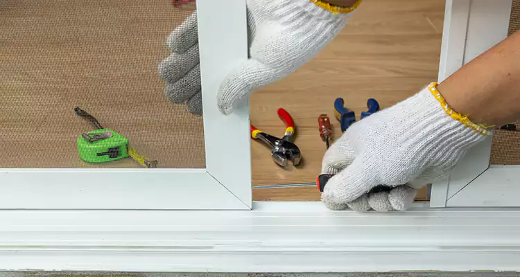 Sliding Glass Door Off Rails Repair in East Lake-Orient Park, FL