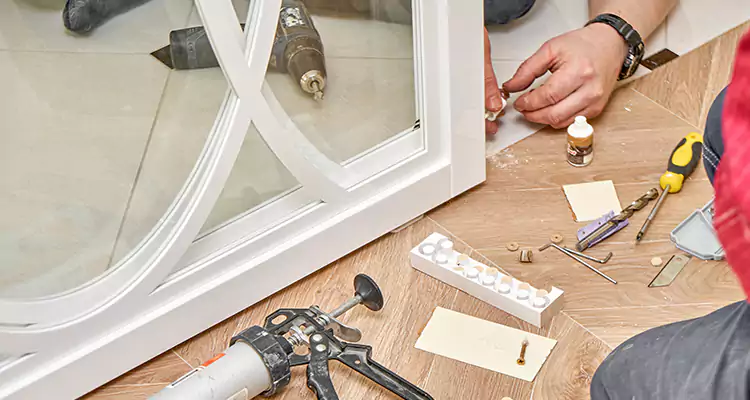 Interior Patio Door Casing Repair in East Lake-Orient Park, FL